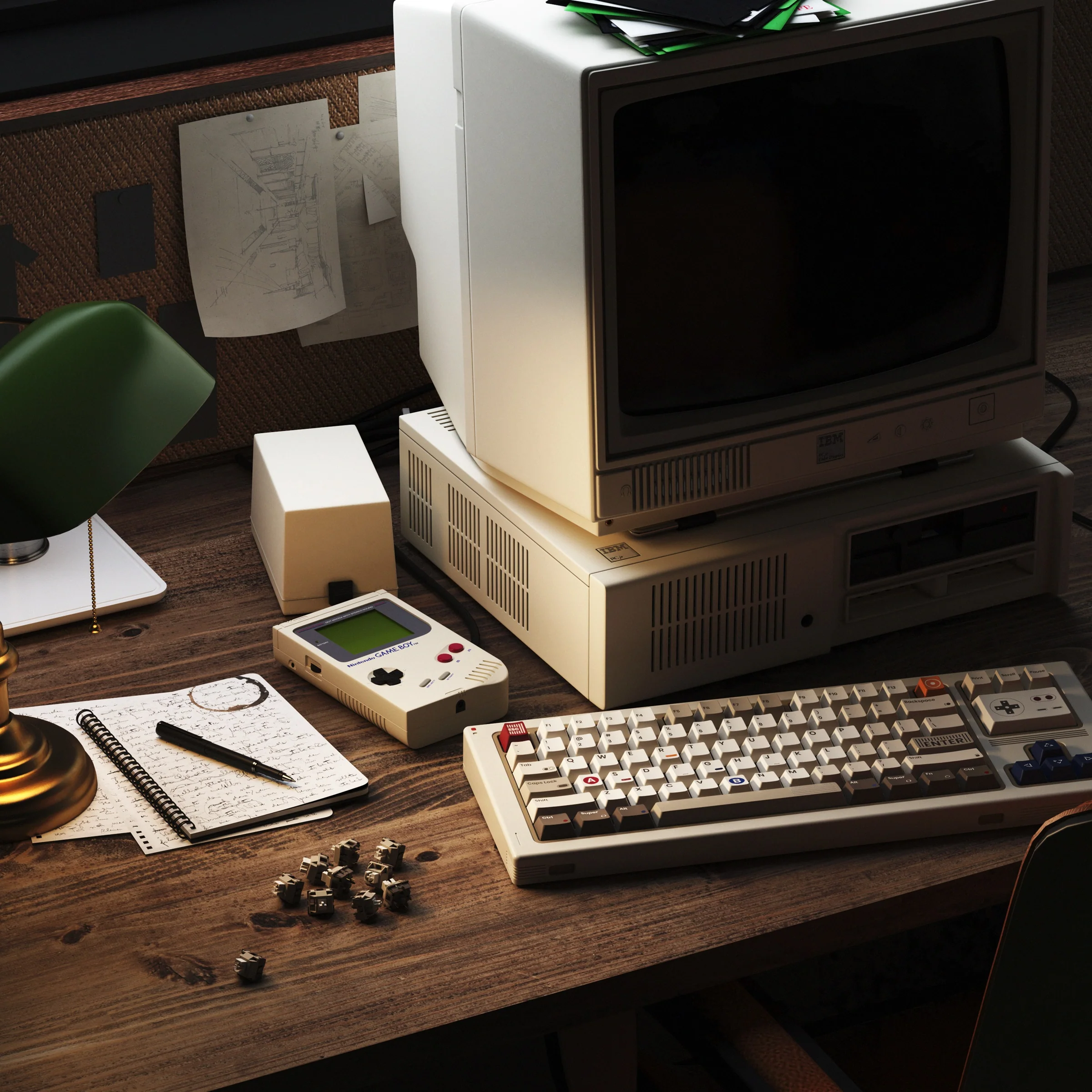 80Retros Game 1989 TKL Keyboard Kit - Image 7