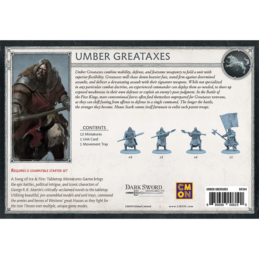 A Song of Ice and Fire: Stark Umber Greataxes - Image 2