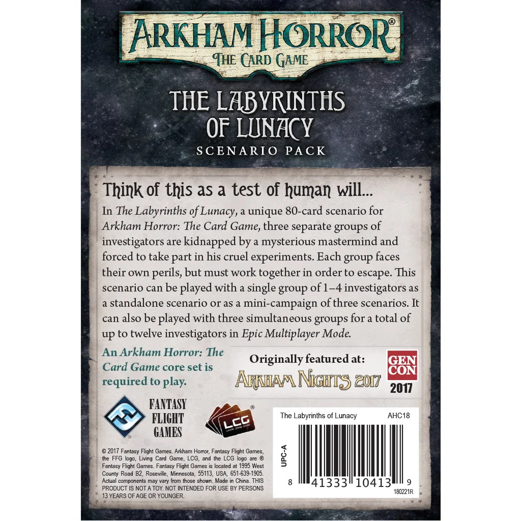 Arkham Horror LCG : The Labyrinths of Lunacy - Image 2