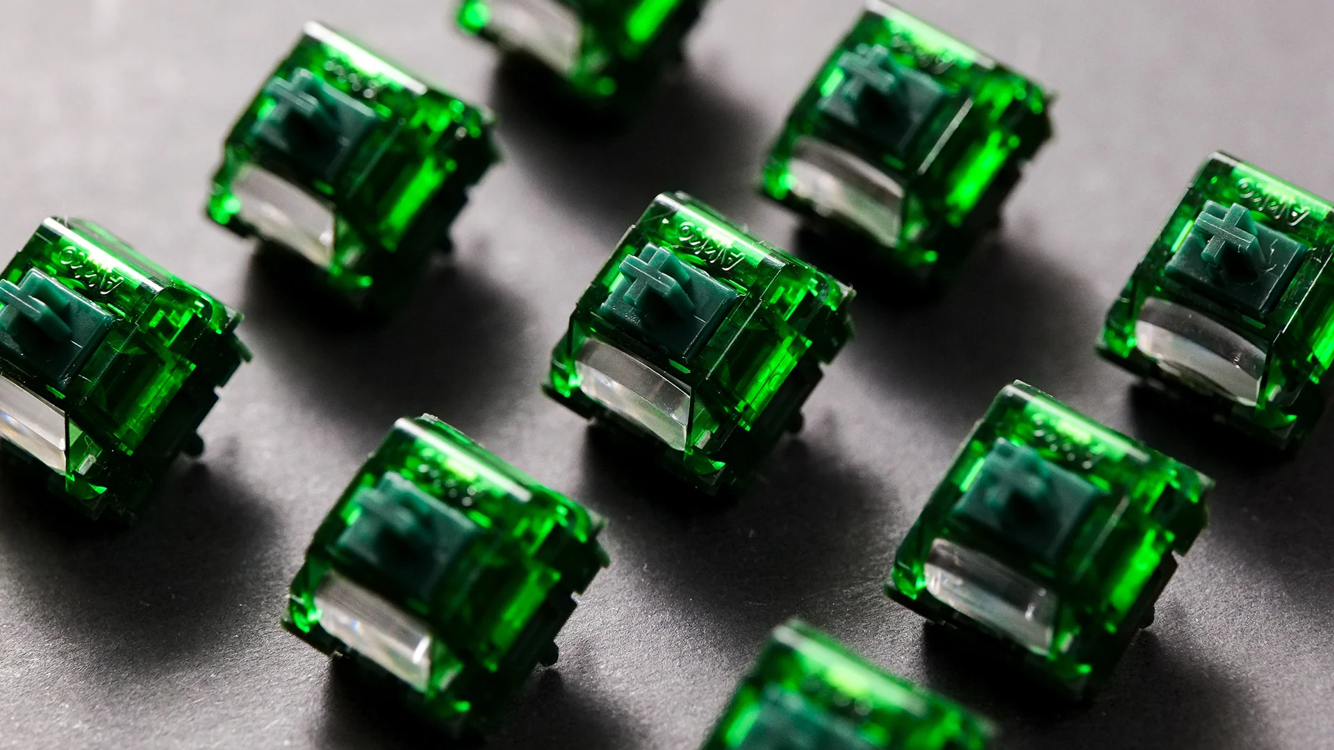 Akko x Monsgeek Green Fog 60g Linear PCB Mount Switches 45 Pack - Image 5