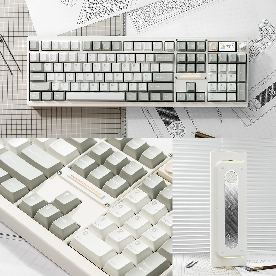 Chilkey ND104 CNC Aluminum Hotswap Wireless RGB Keyboard - Image 26