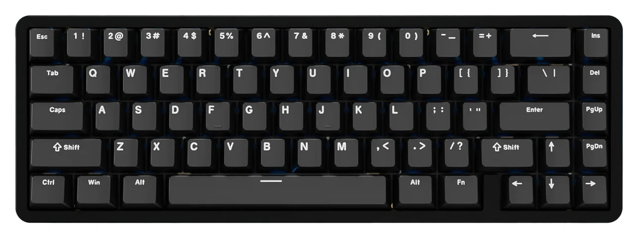 Chilkey ND65 Jet Black Aluminum Hotswap Keyboard
