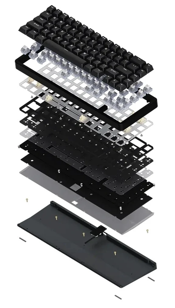 Chilkey ND65 Jet Black Aluminum Hotswap Keyboard - Image 10