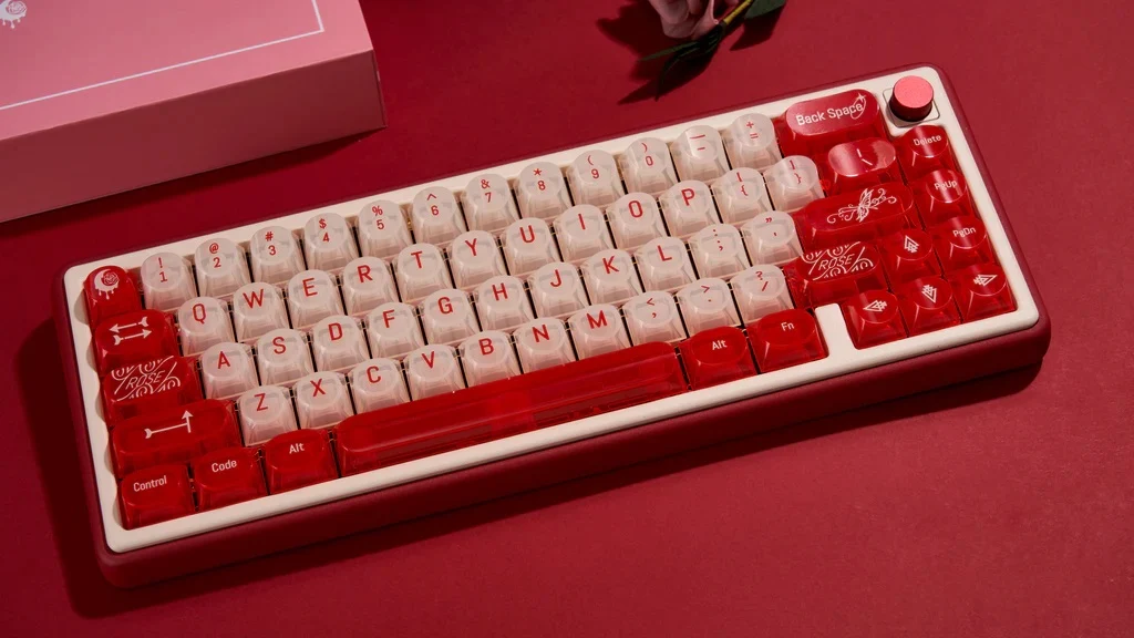 Chilkey Wild Rose 170 Key DDA Profile Dye Sub PC Keycap Set - Image 7