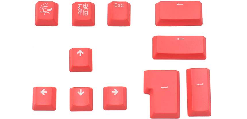 Ducky 11 Key Double Shot PBT Keycap Set - Image 6