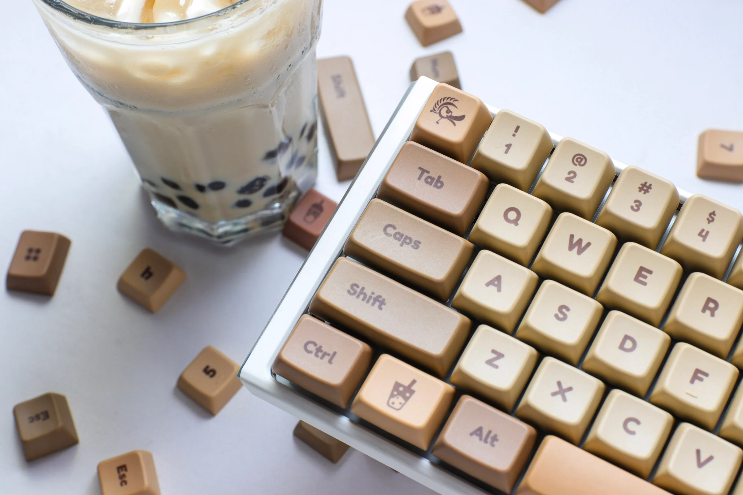 Ducky Boba 132 Key MDA Profile Dye Sub PBT Keycap Set - Image 2