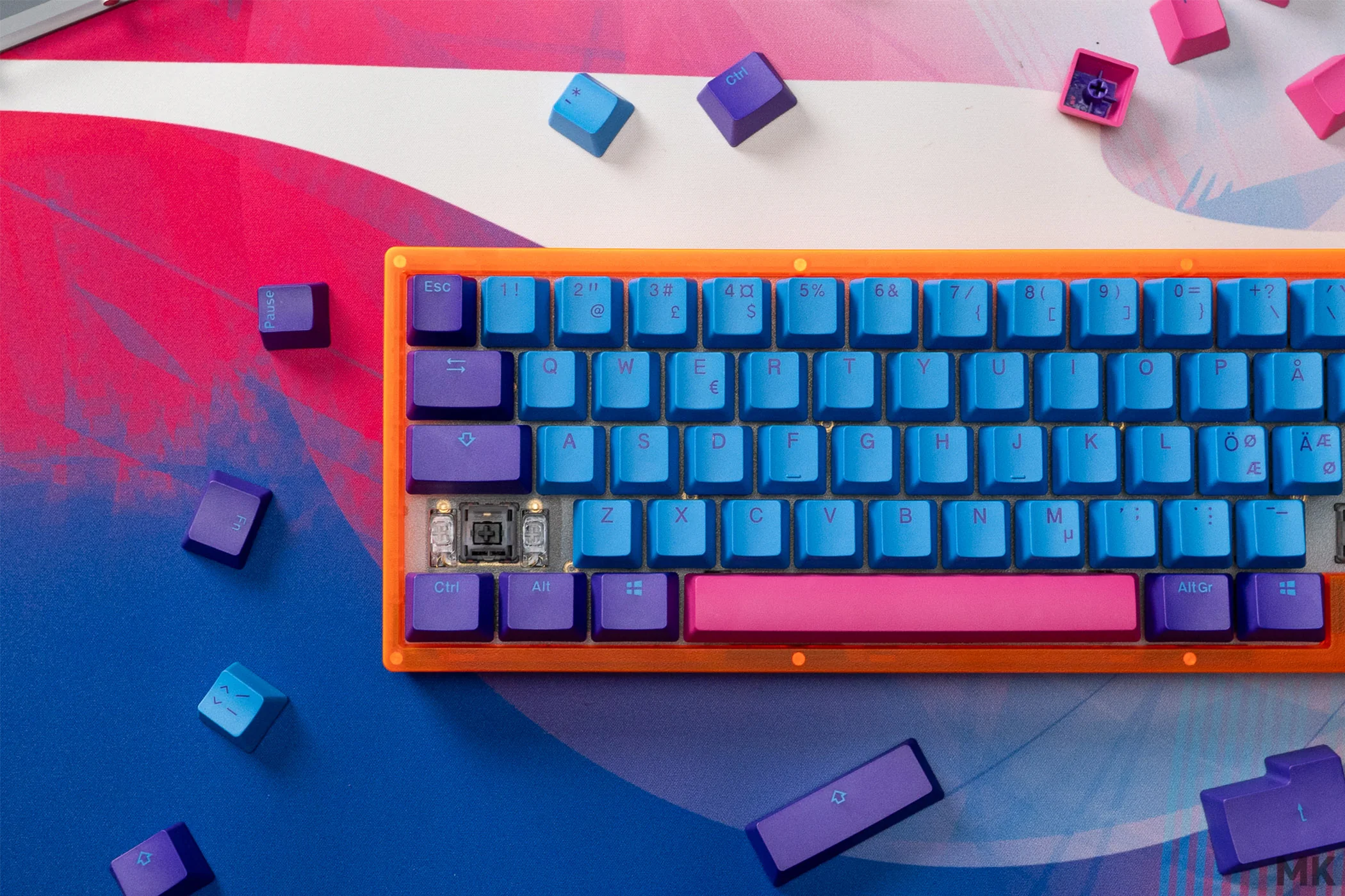 Ducky Joker Nordic 109 Key OEM Profile Double Shot PBT Keycap Set - Image 2