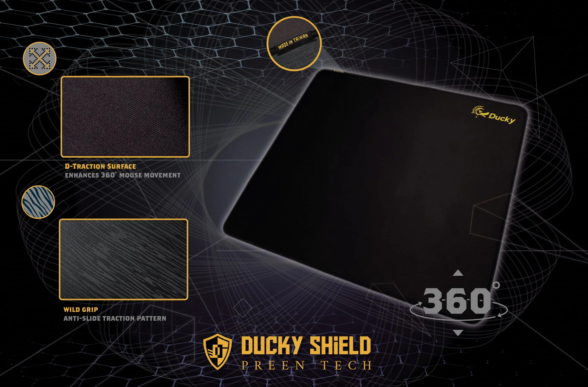 Ducky Shield X-Large Desk Mat - Image 2