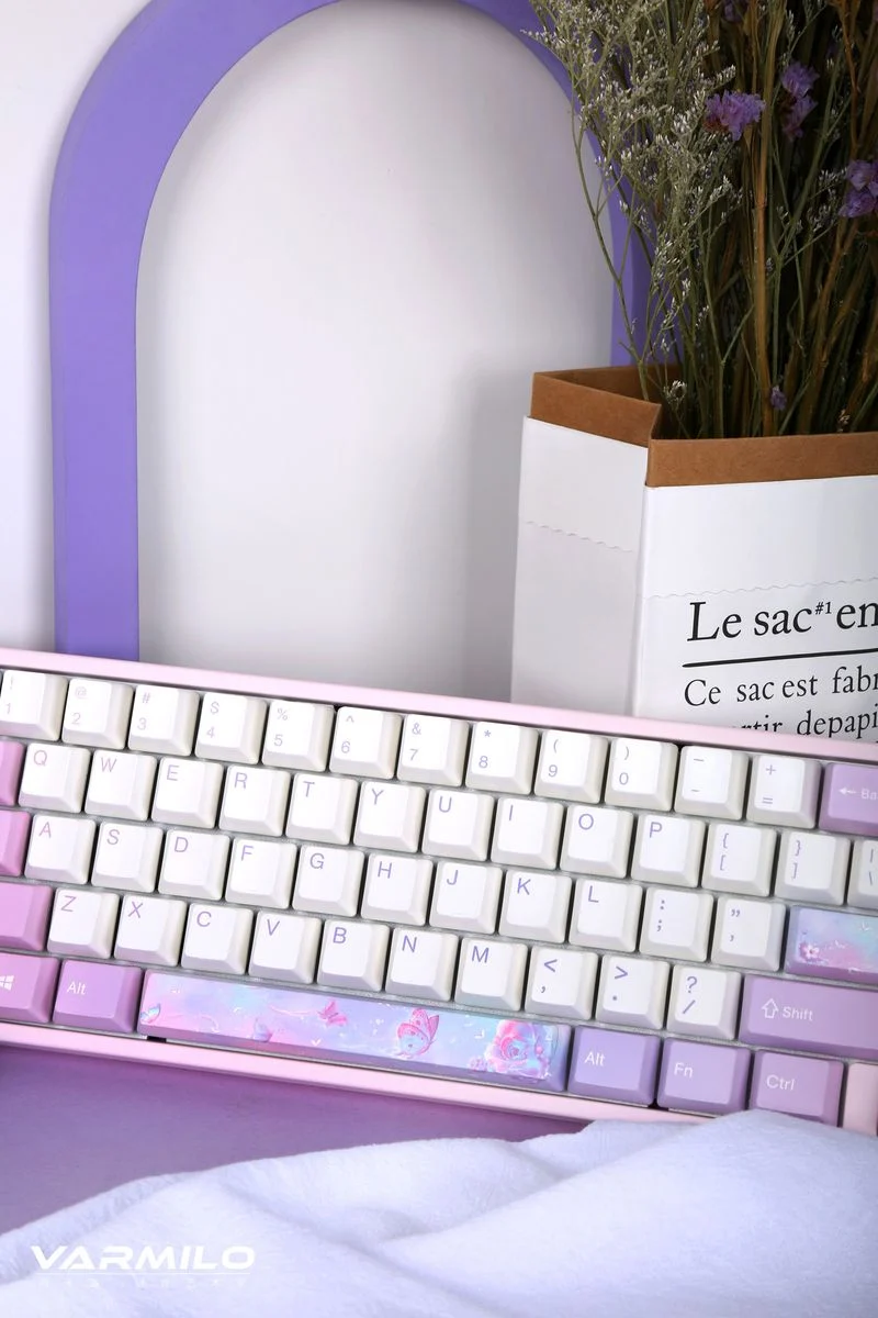 Ducky x Varmilo Miya Pro Dreams on Board 65% White LED Dye Sub PBT Mechanical Keyboard - Image 7
