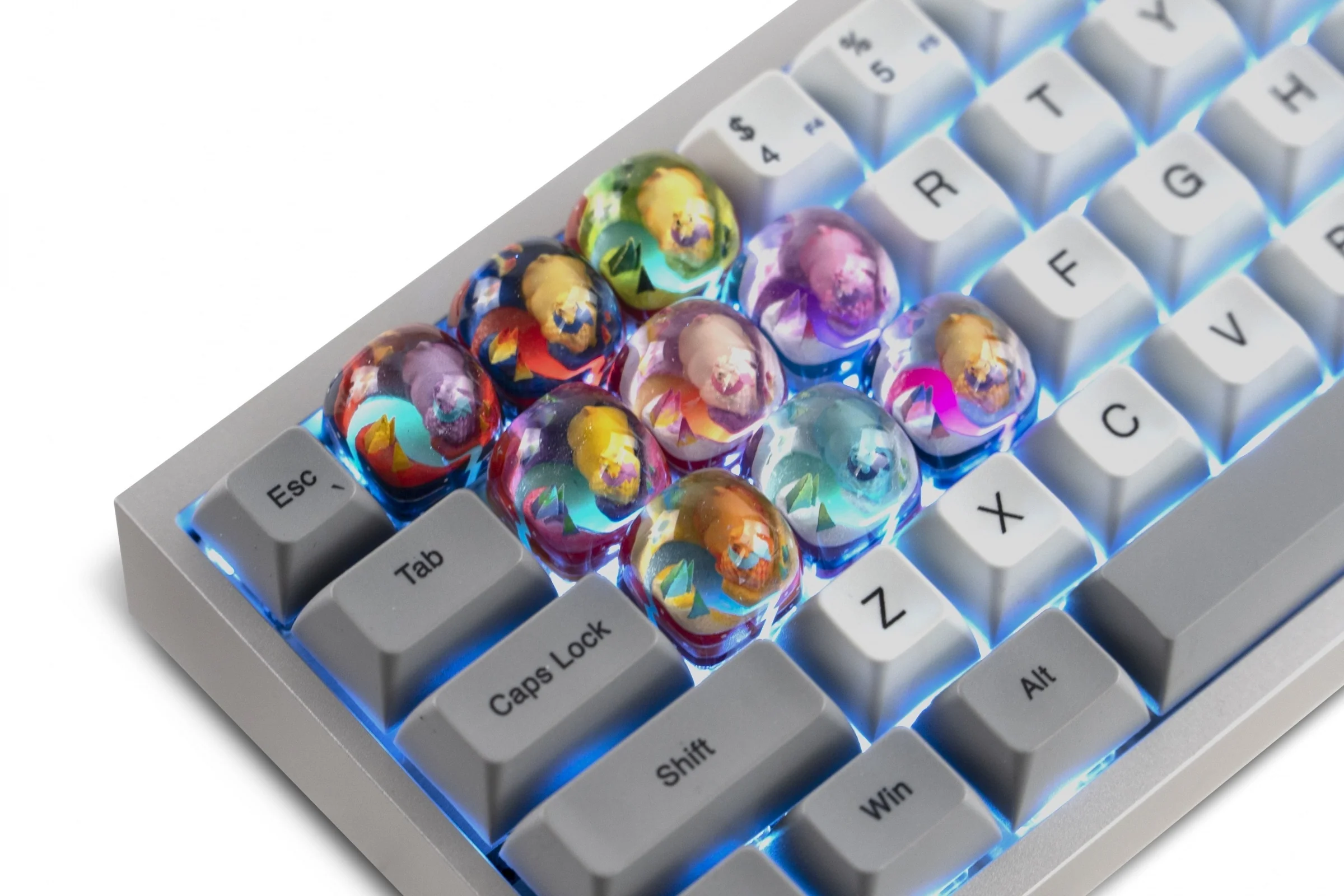Dwarf Factory x MK Meadow Llama Artisan Keycap DOM Profile Resin Artisan Keycap - Image 4