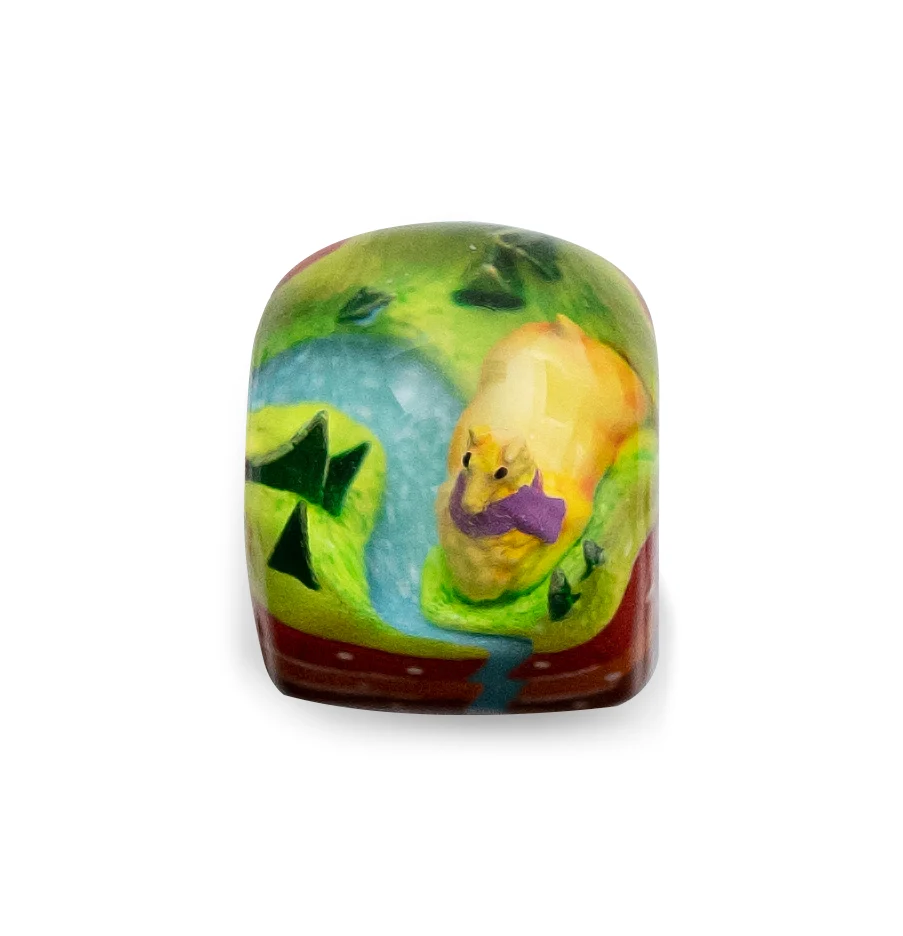 Dwarf Factory x MK Meadow Llama Artisan Keycap DOM Profile Resin Artisan Keycap - Image 9