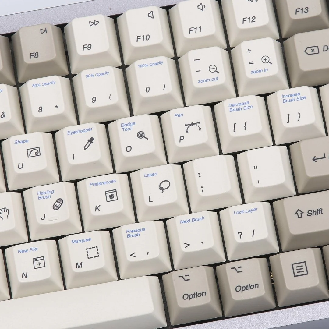 EnjoyPBT PS MAC 117 Key Cherry Profile Dye Sub PBT Keycap Set - Image 2