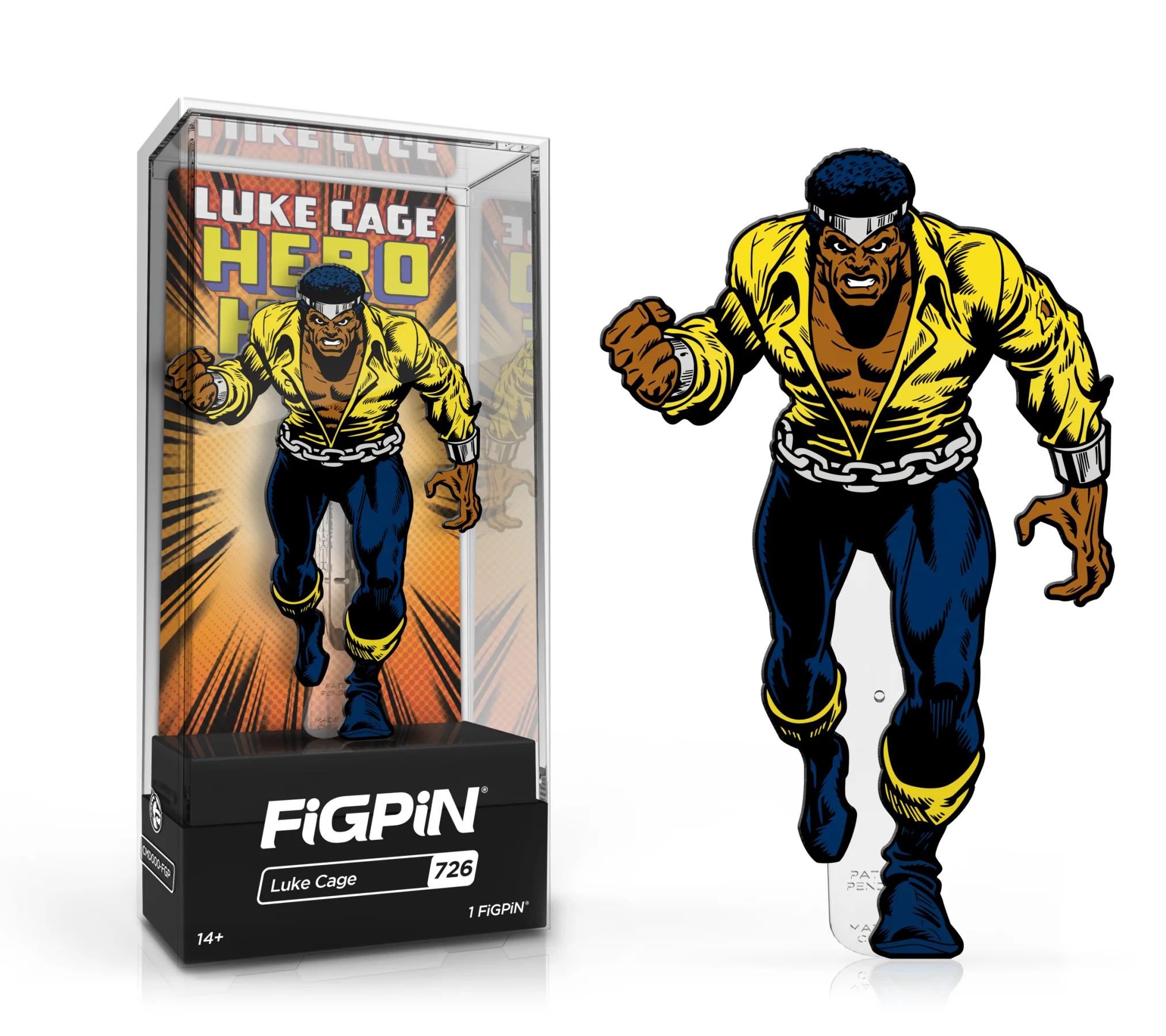 FiGPiN Marvel Luke Cage (726) Collectable Enamel Pin - Image 2