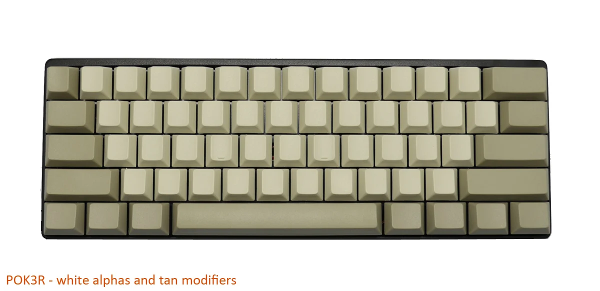 Gateron Tan Blank 120 Key Gateron Profile PBT Keycap Set - Image 4