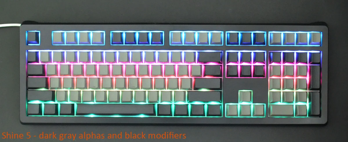 Gateron Tan Blank 120 Key Gateron Profile PBT Keycap Set - Image 6
