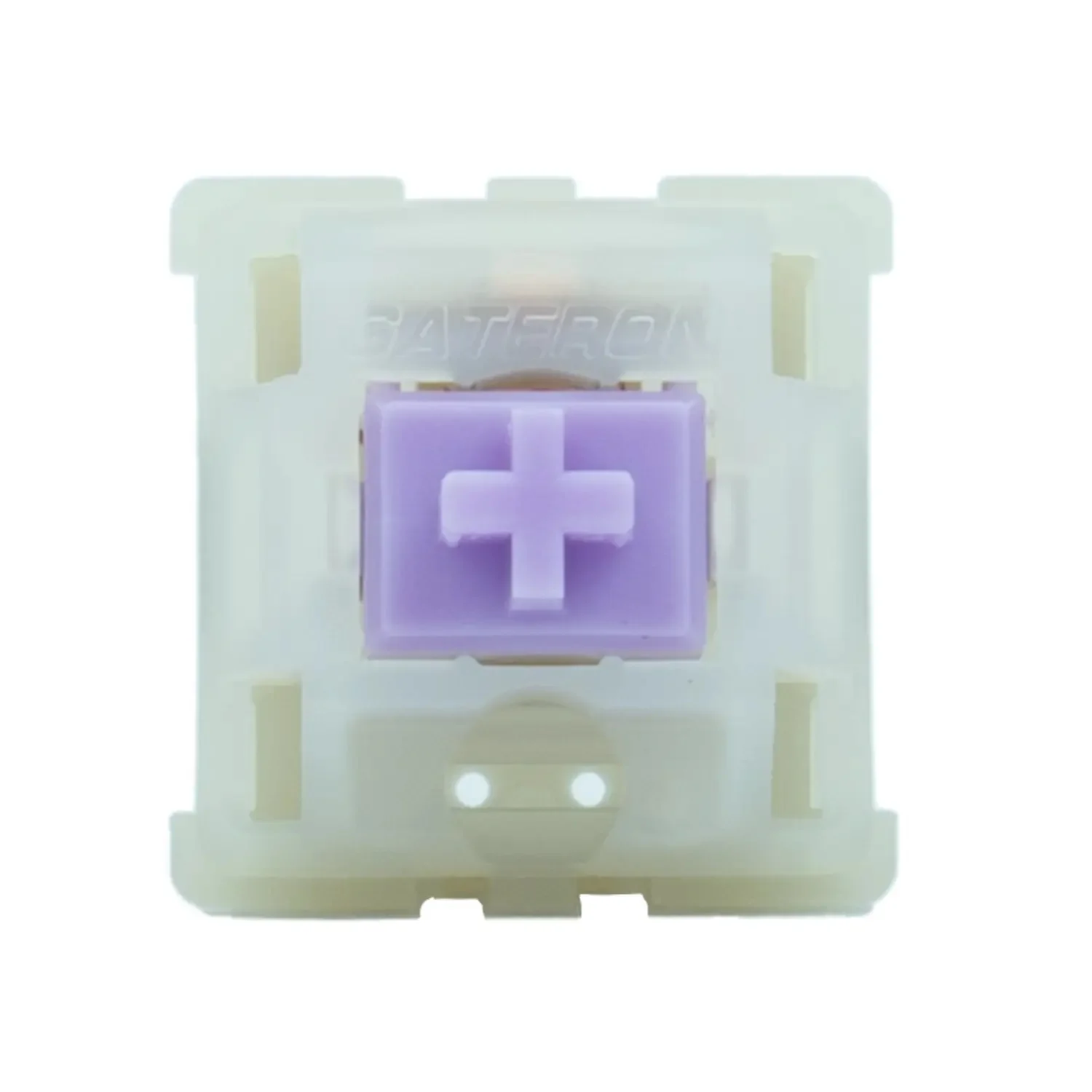 Gateron KS-3X1 Milky Pro Tactile Silent Purple 55g PCB Mount Switch - Image 2