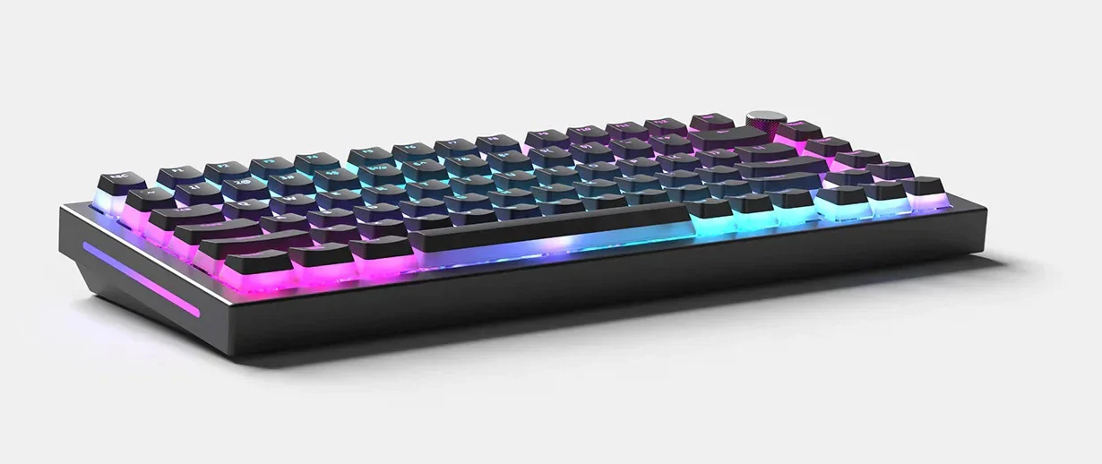 Glorious PC GMMK Pro Black Slate Aluminum Barebones TKL Hotwswap RGB Mechanical Keyboard - Image 5