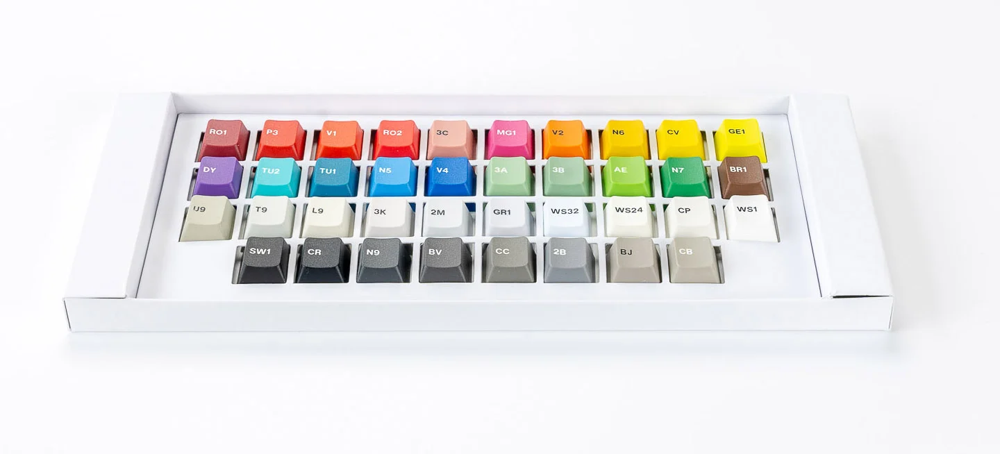 GMK Color Sample Keycap Kits