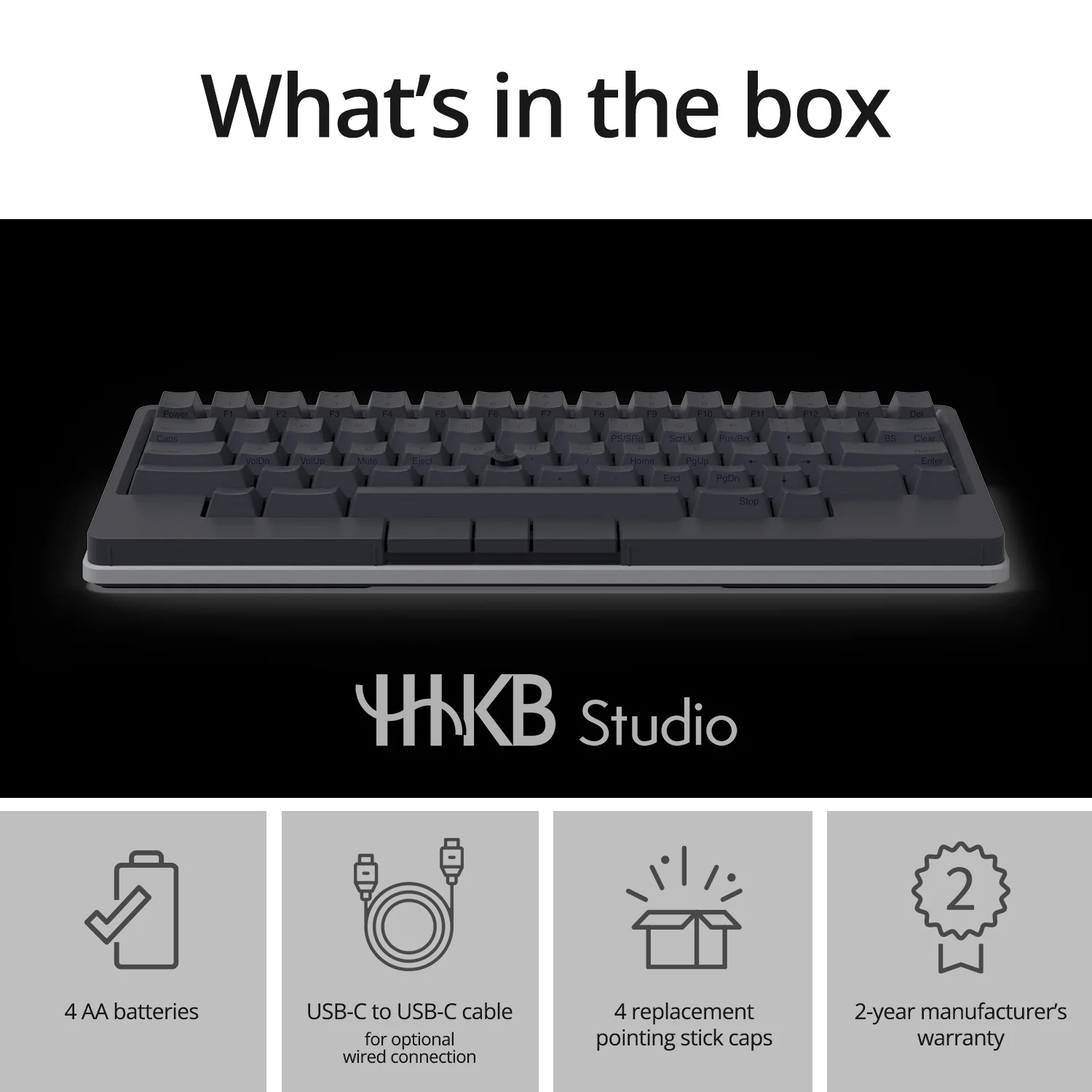HHKB Studio 60% Hotswap Bluetooth Mechanical Keyboard - Image 14