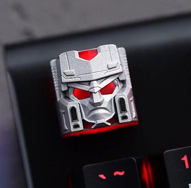 Hot Keys Project HKP Overlord Silver Artisan Keycap