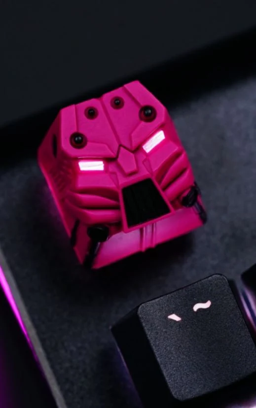 Hot Keys Project HKP Warmaster Hot Pink Artisan Keycap