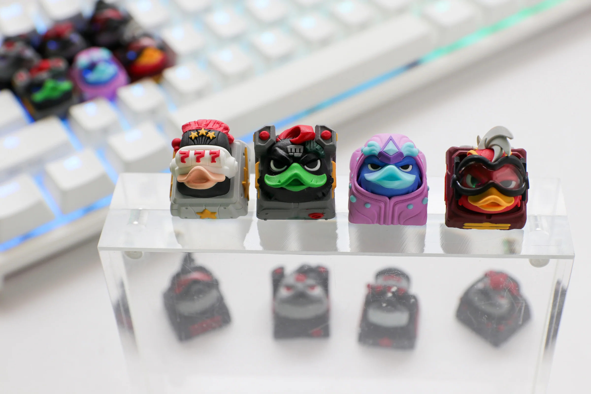Hot Keys Project HKP x Ducky Ducky League Rocket Round 2 Artisan Keycap - Image 2