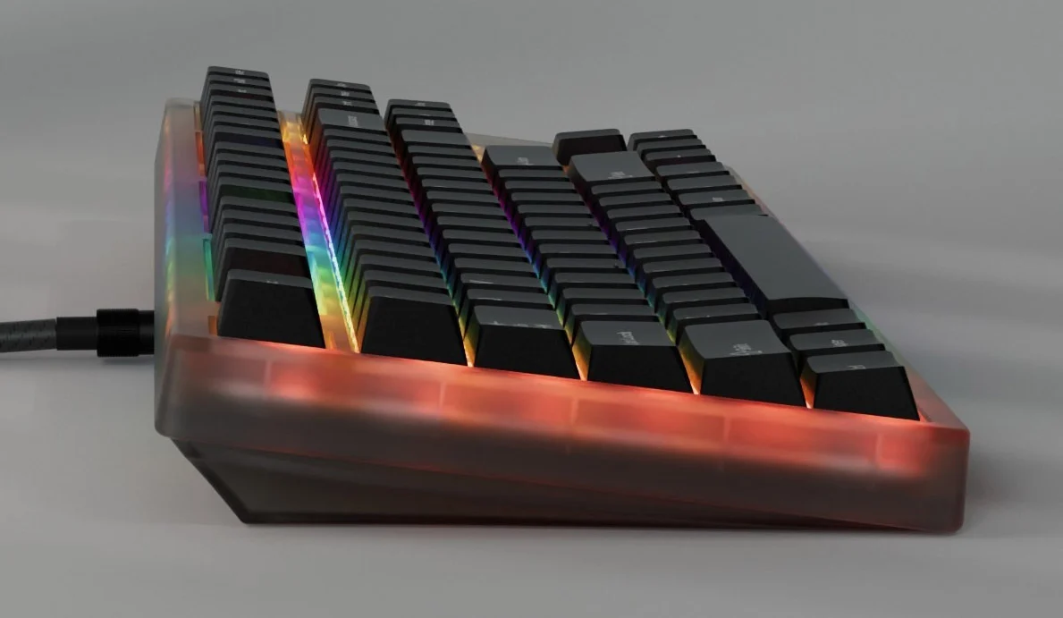 KBDFans Tiger Lite Gaming Venom HE 8K Barebones TKL DIY Keyboard Kit - Image 3