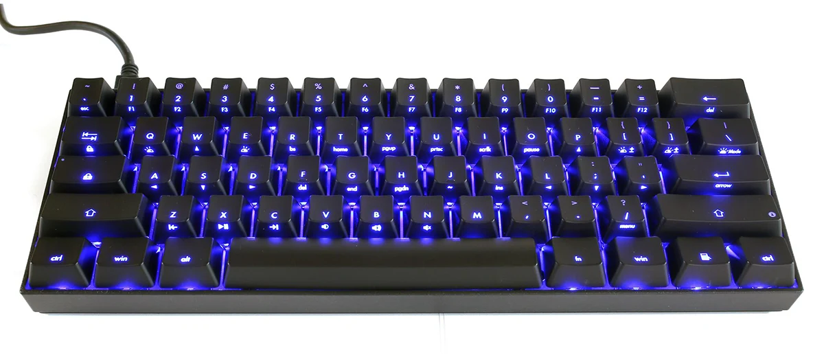 KBParadise V60Plus Blue/Green Blue / Green LED 60% Mechanical Keyboard - Image 5