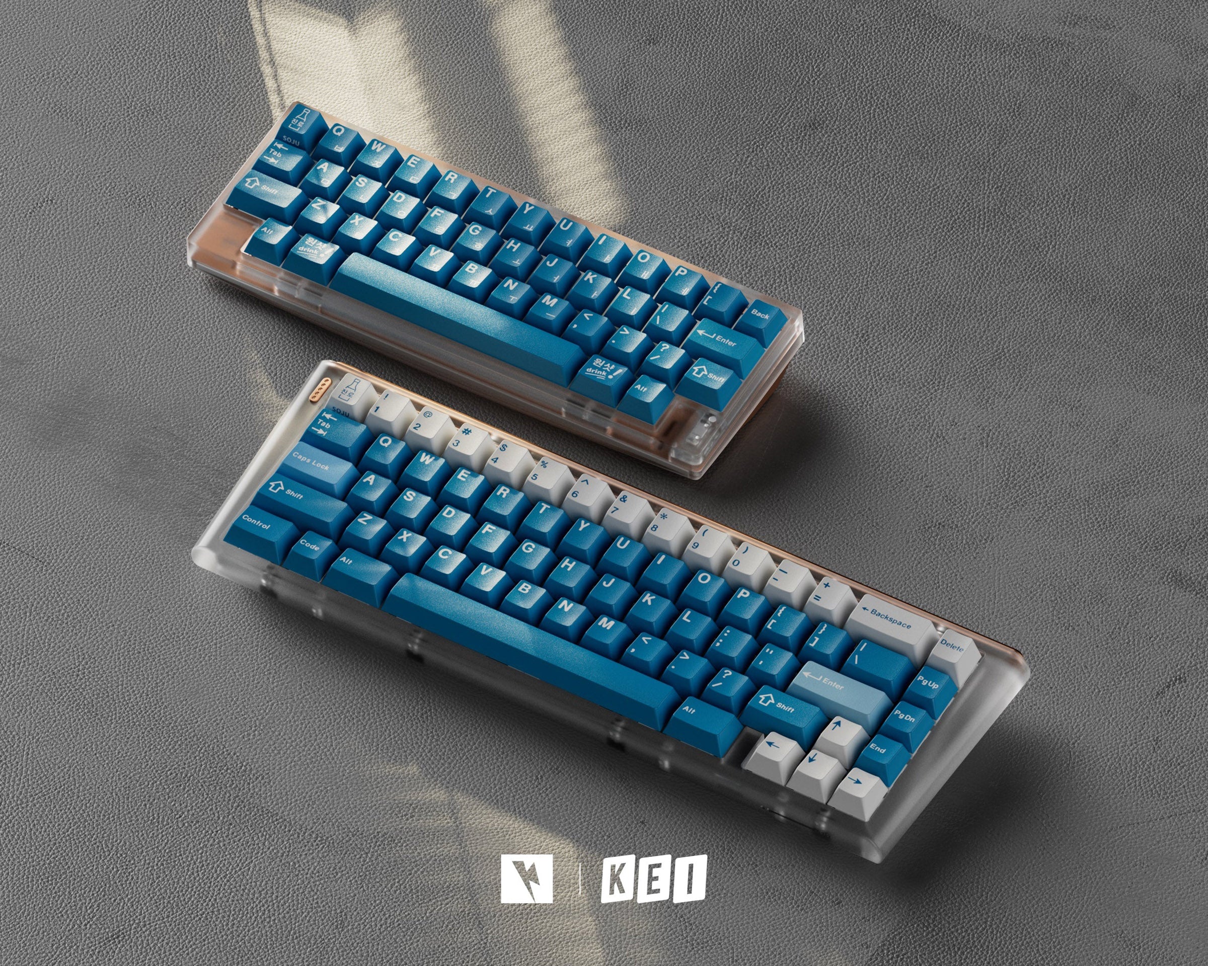 Key Kobo Soju Blue Cherry Profile Double Shot ABS Keycap Set - Image 6