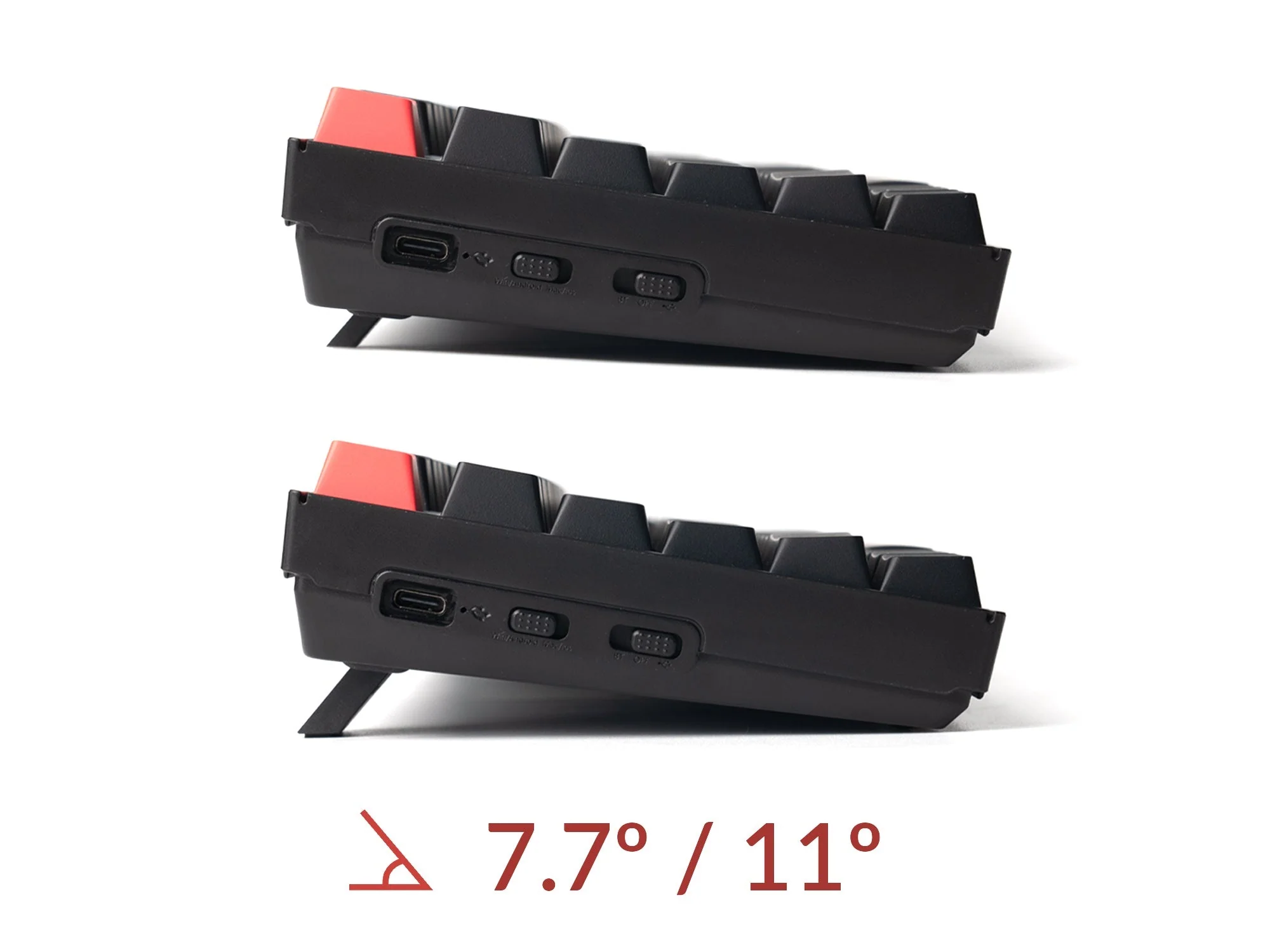 Keychron K10 QMK V2 Hotswap Wireless White LED Keyboard - Image 6