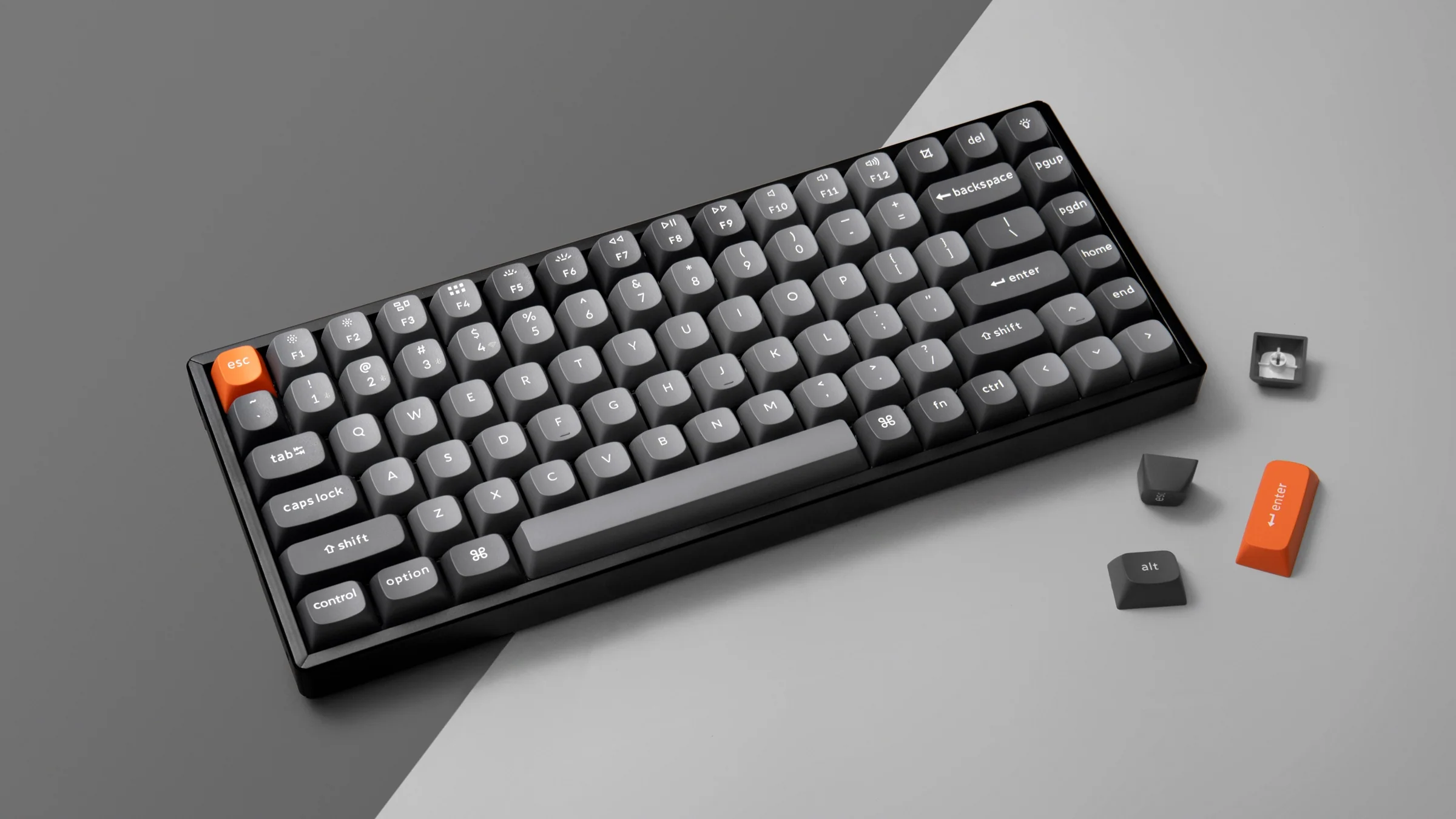 Keychron K2 Max Aluminum 75% Hotswap Wireless RGB Keyboard - Image 3