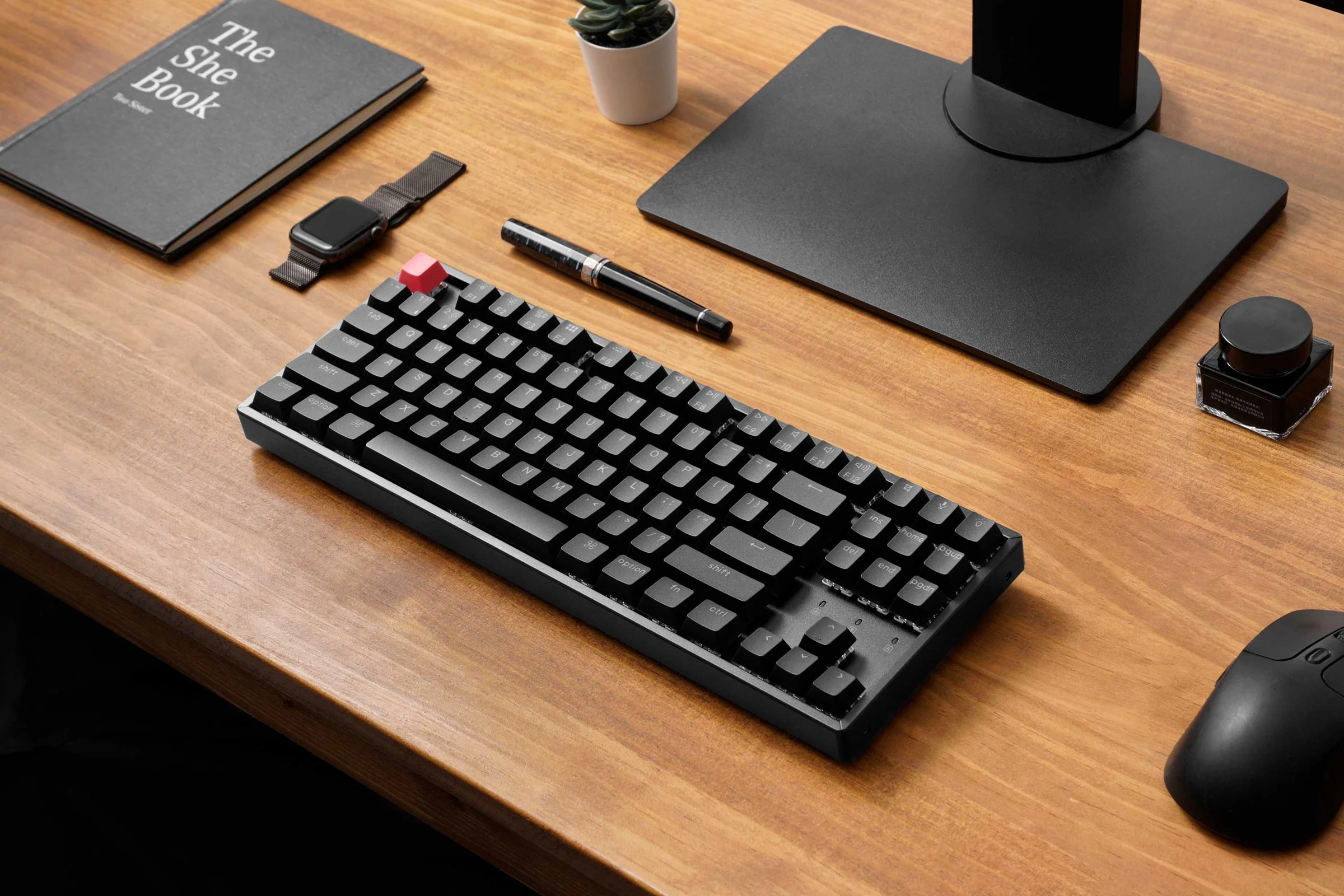 Keychron K8 QMK V2 Hotswap Wireless White LED Keyboard - Image 4
