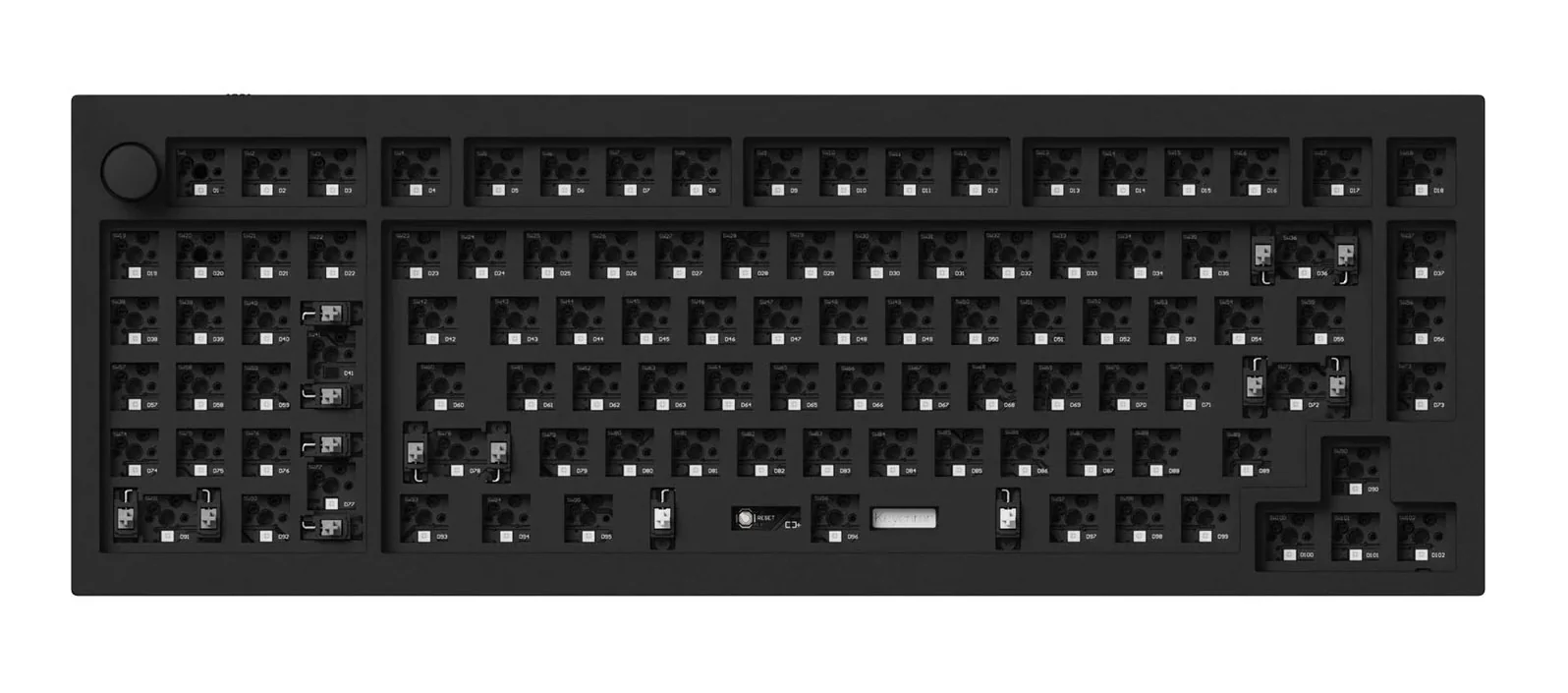 Keychron Q12 w/ Knob Aluminum Southpaw Hotswap RGB Win + Mac Mechanical Keyboard - Image 5