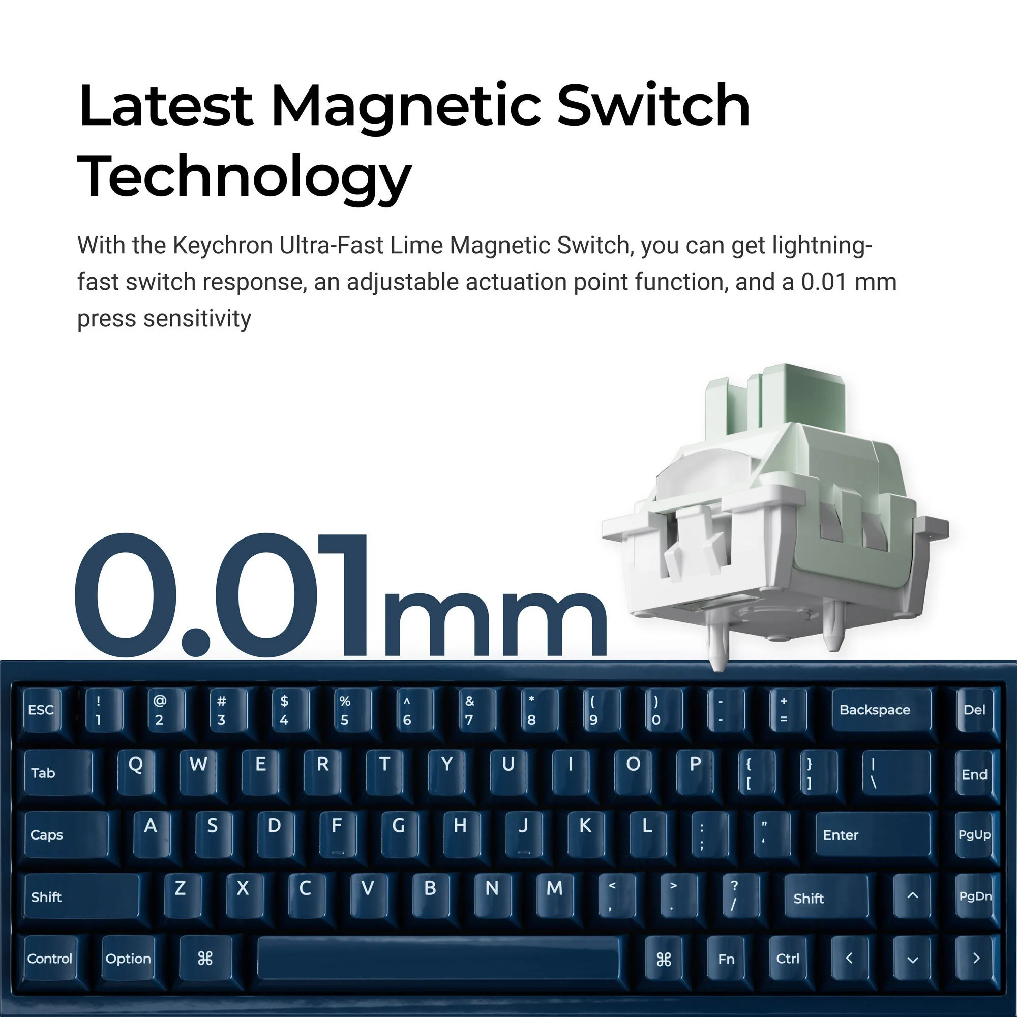 Keychron Q16 HE 8K Magnetic Ceramic 65% Keyboard - Image 6