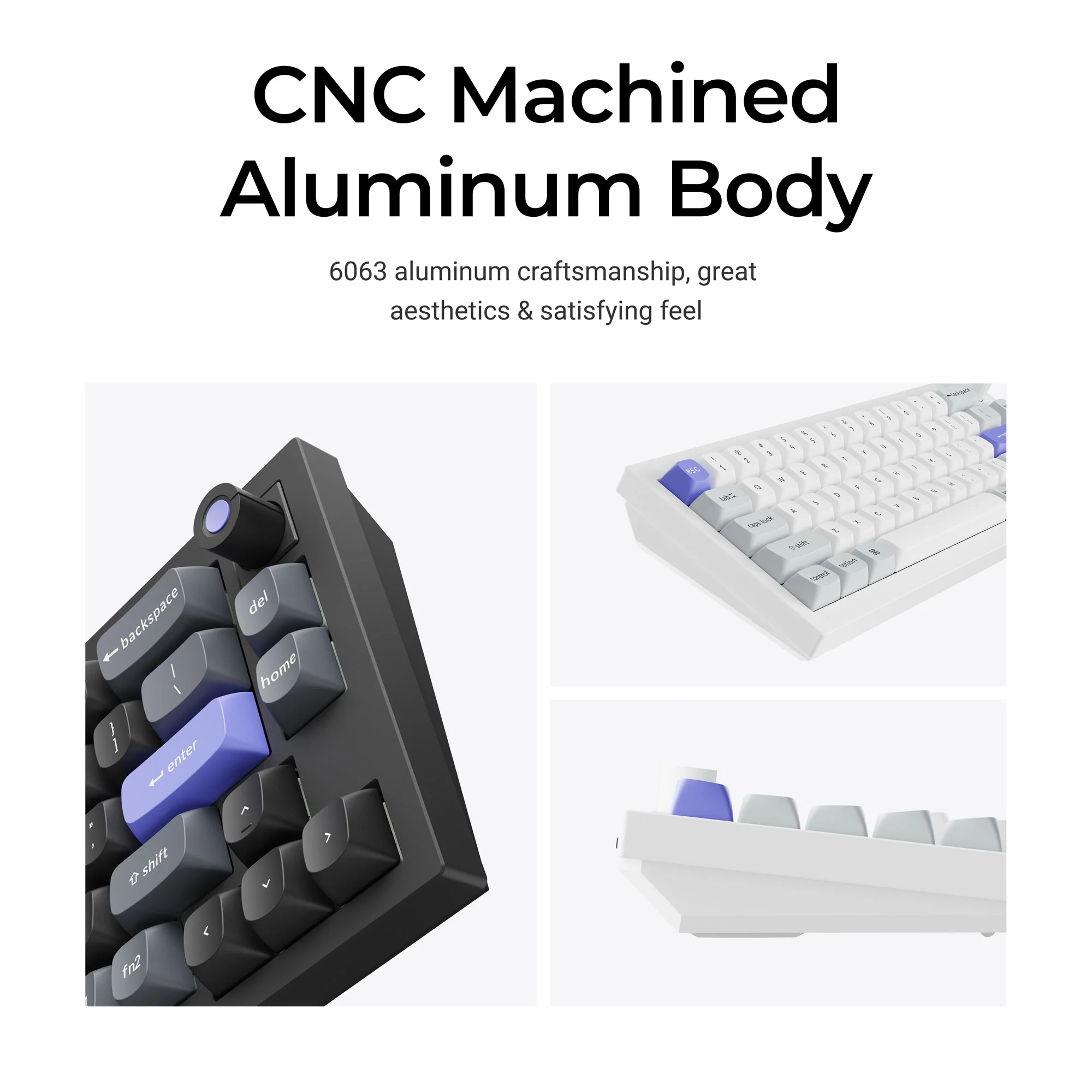 Keychron Q2 HE TMR 8K Aluminum 65% Hotswap RGB Keyboard - Image 2