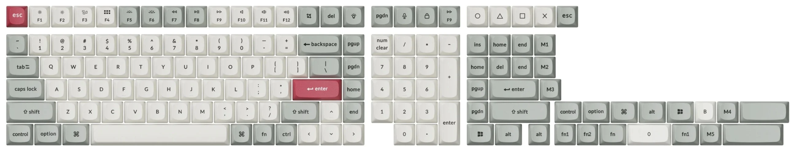 Keychron Retro 141 Key OSA Profile Double Shot PBT Keycap Set - Image 4