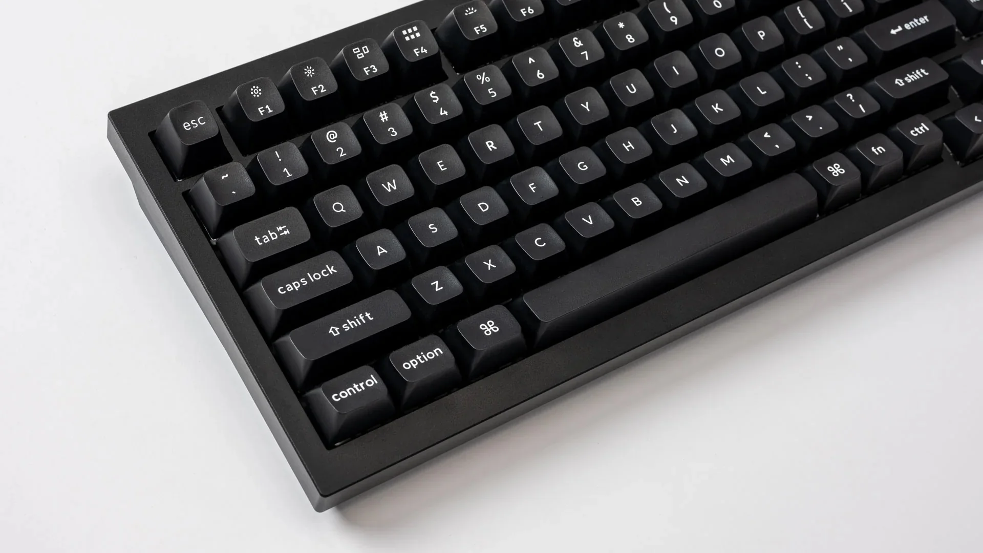 Keychron White on Black 137 Key KSA Profile Double Shot PBT Keycaps - Image 6