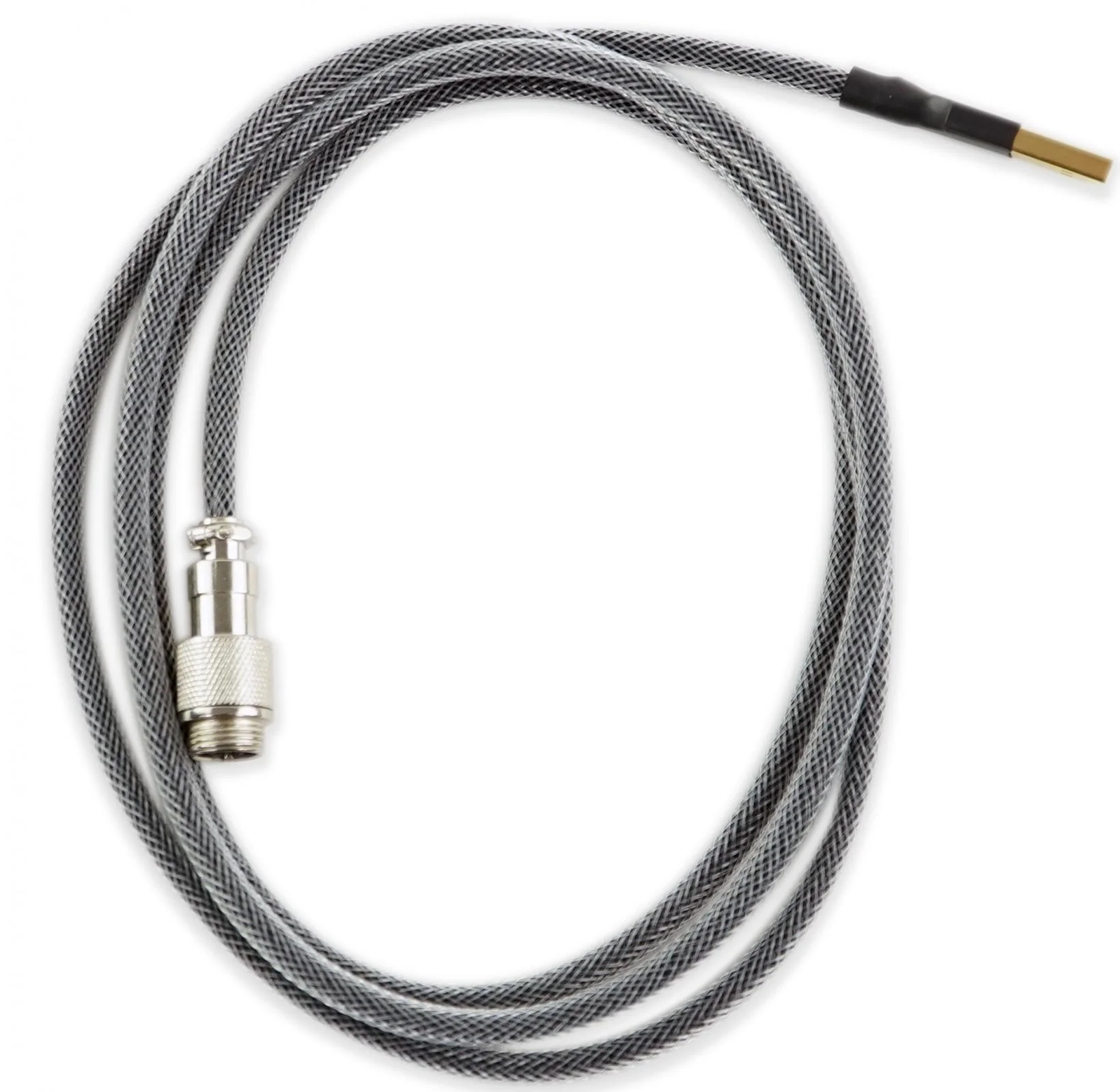Kraken Black Sleeved Aviator Universal USB Keyboard Cable