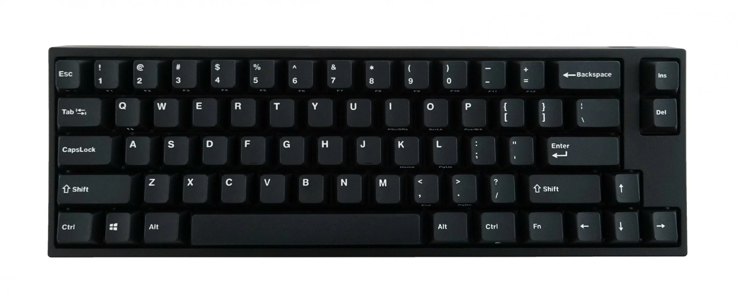 Leopold FC660M Black PD 65% Double Shot PBT Mechanical Keyboard