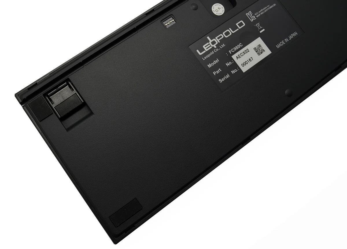 Leopold FC980C Black Dye Sub PBT Mechanical Keyboard (AECX02) - Image 5