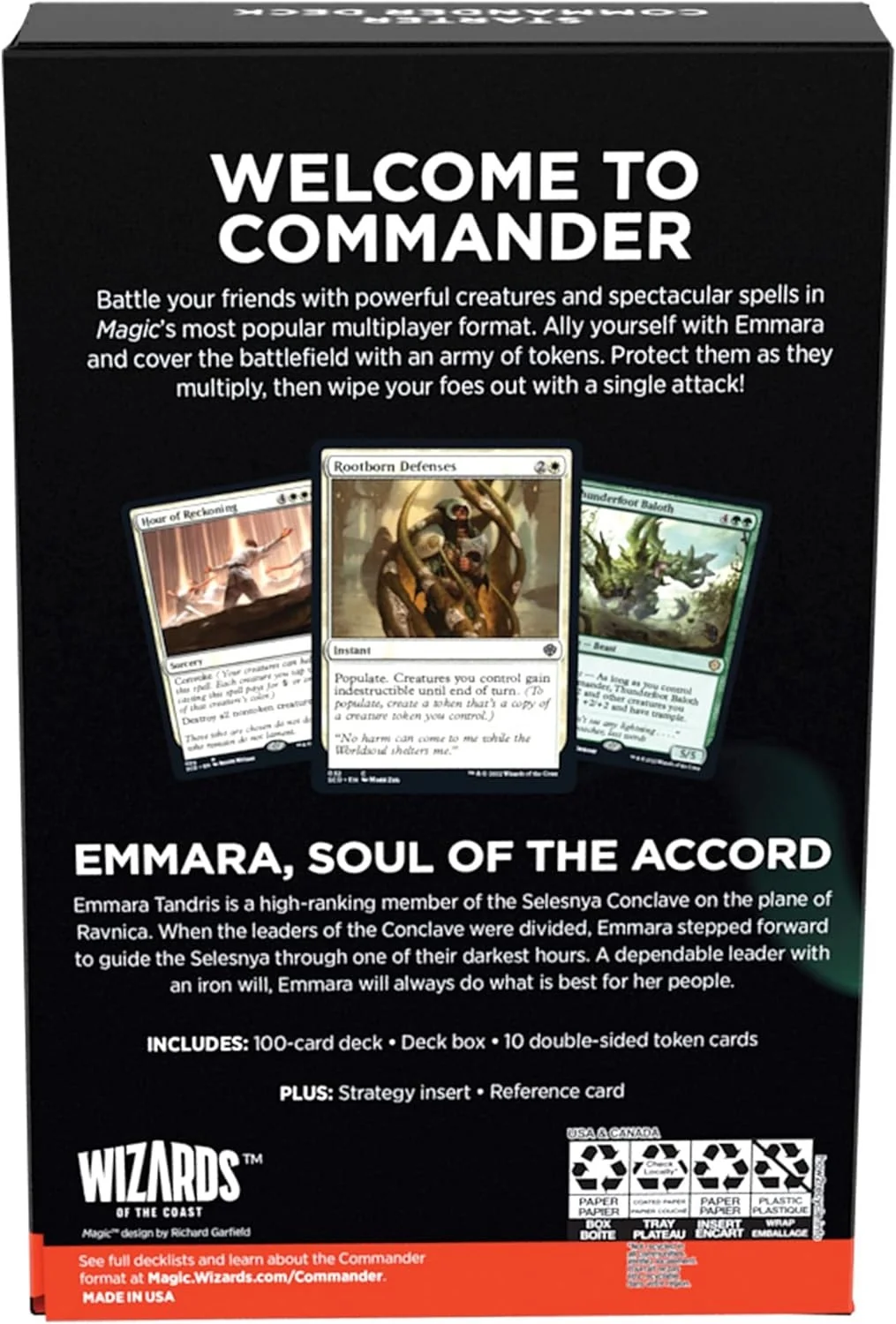 Magic The Gathering Starter Commander Deck Token Triumph - Image 3