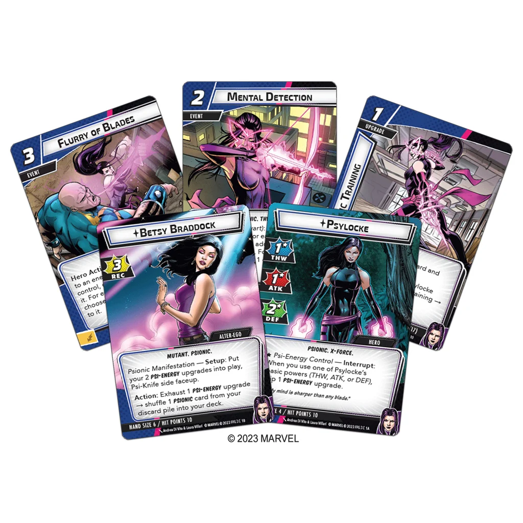 Marvel Champions : The Card Game - Psylocke Hero Pack - Image 2