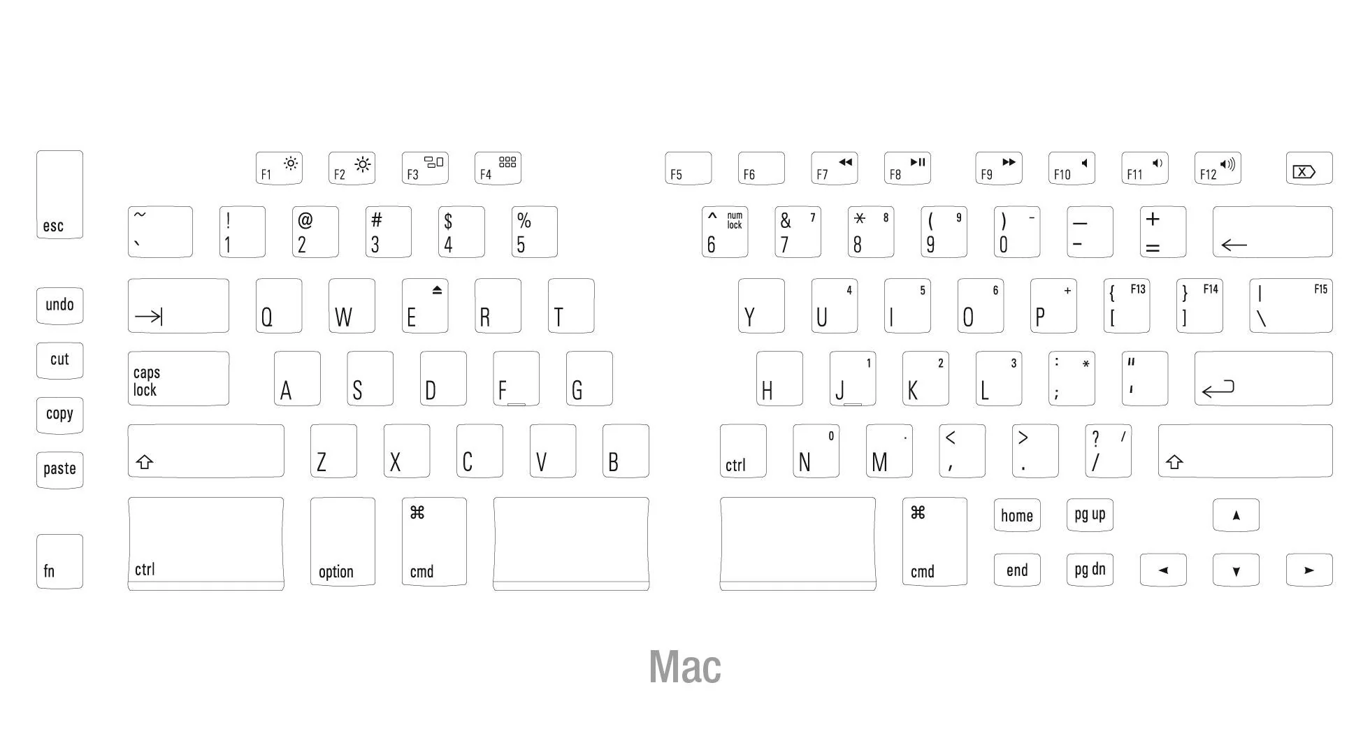 Matias FK403Q-P Programmable Ergo Pro Mac 75% Mechanical Keyboard - Image 3