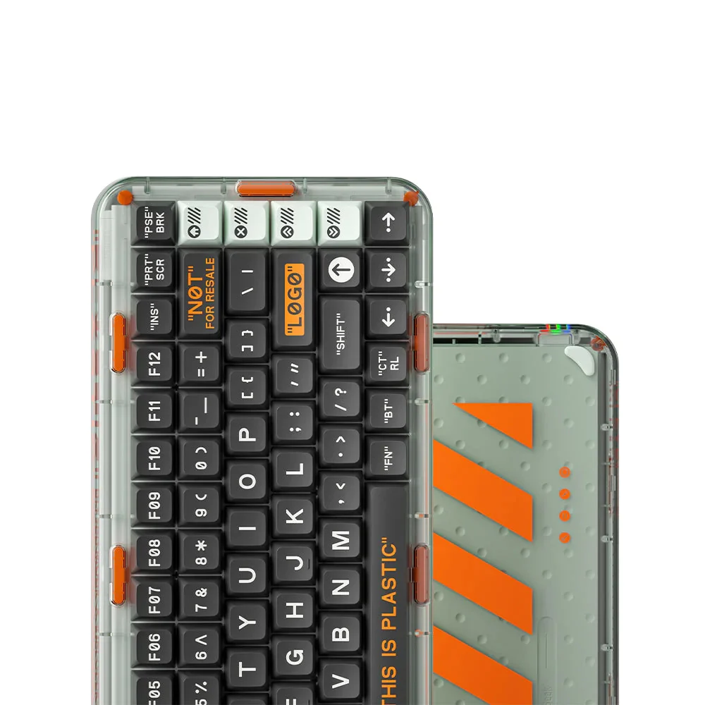 MelGeek Mojo84 Plastic Advance Hotswap Bluetooth + Wireless 2.4 GHz RGB Mechanical Keyboard - Image 3