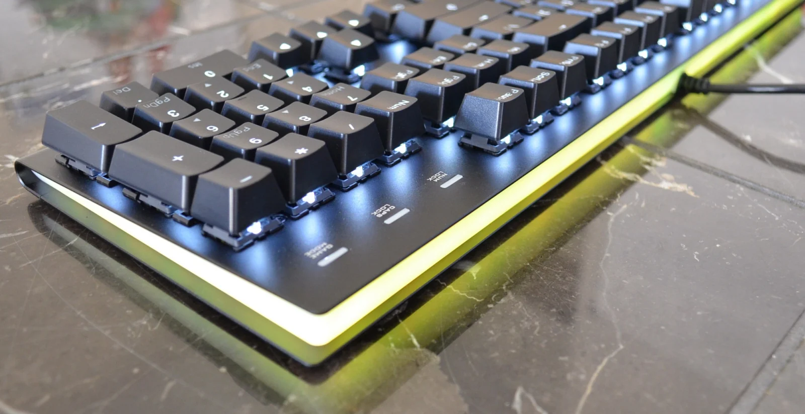 MK Fission White LED Double Shot PBT Mechanical Keyboard - Image 8