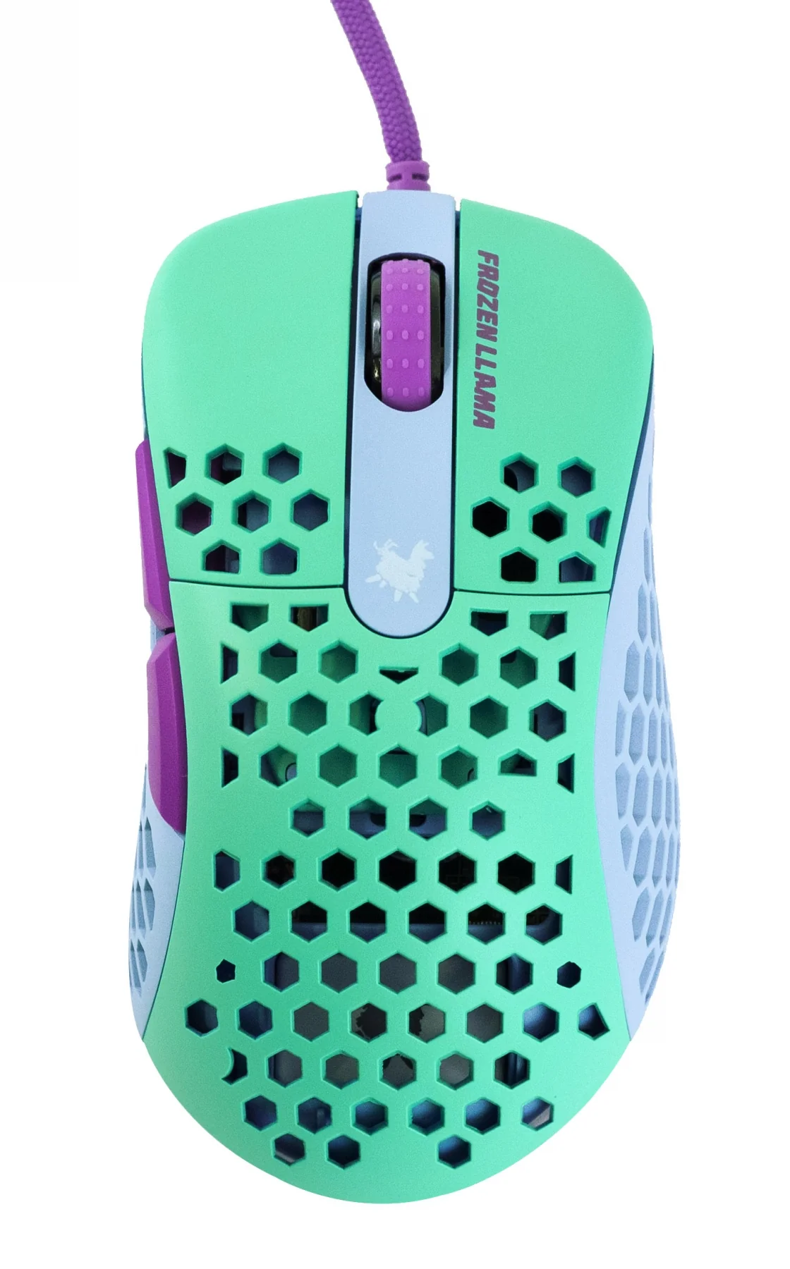 MK Frozen Llama Mouse 67g Lightweight Gaming 3389 Pixart RGB GM 8.0 - Image 2