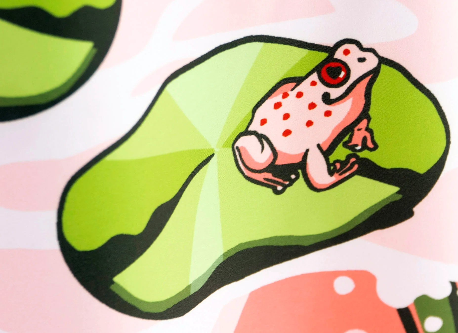 MK Strawberry Frog Hawaiian Button-up Shirt - Image 7