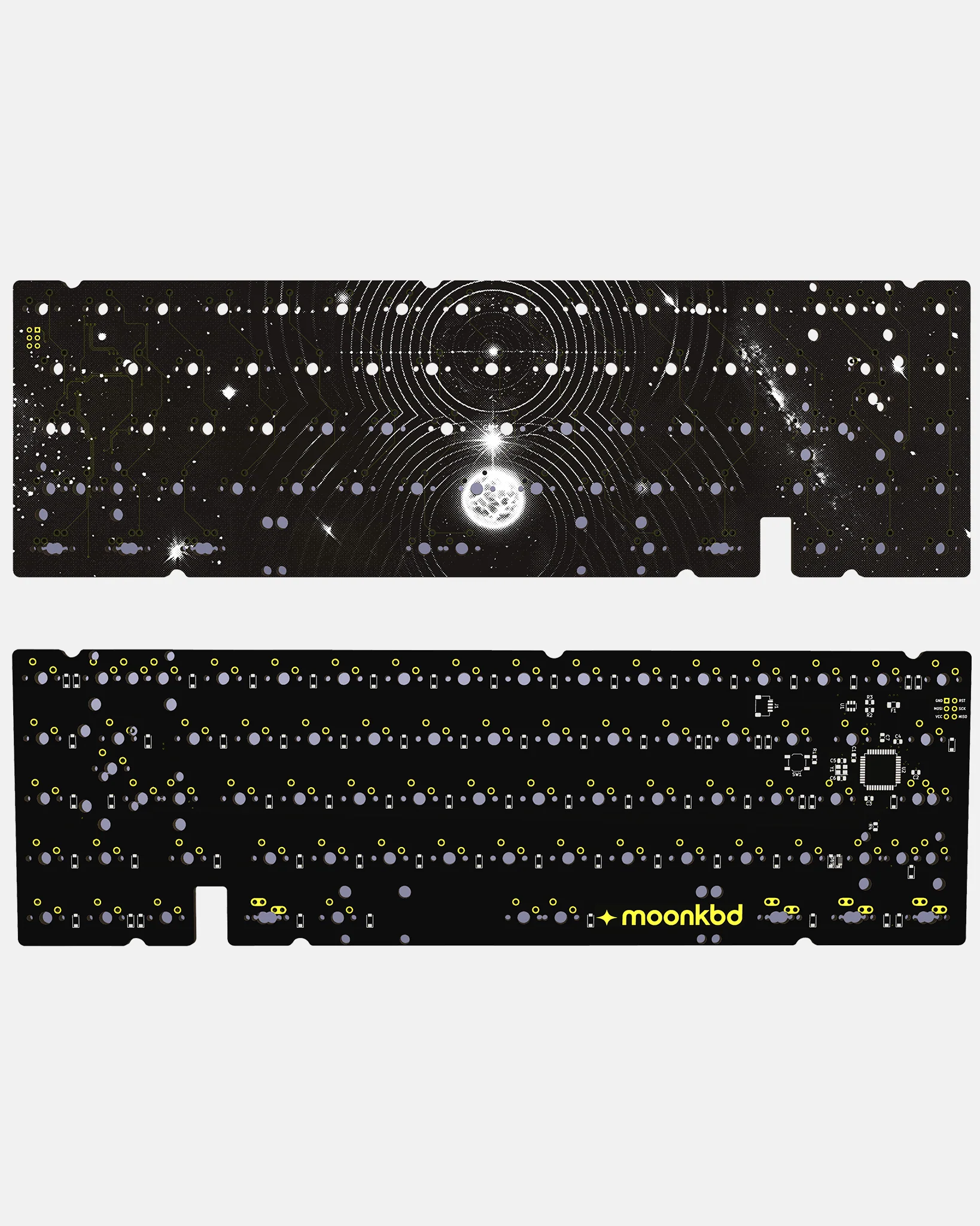 Moon KBD SAAG65 Aluminum Barebones 65% Hotswap DIY Keyboard Kit - Image 7