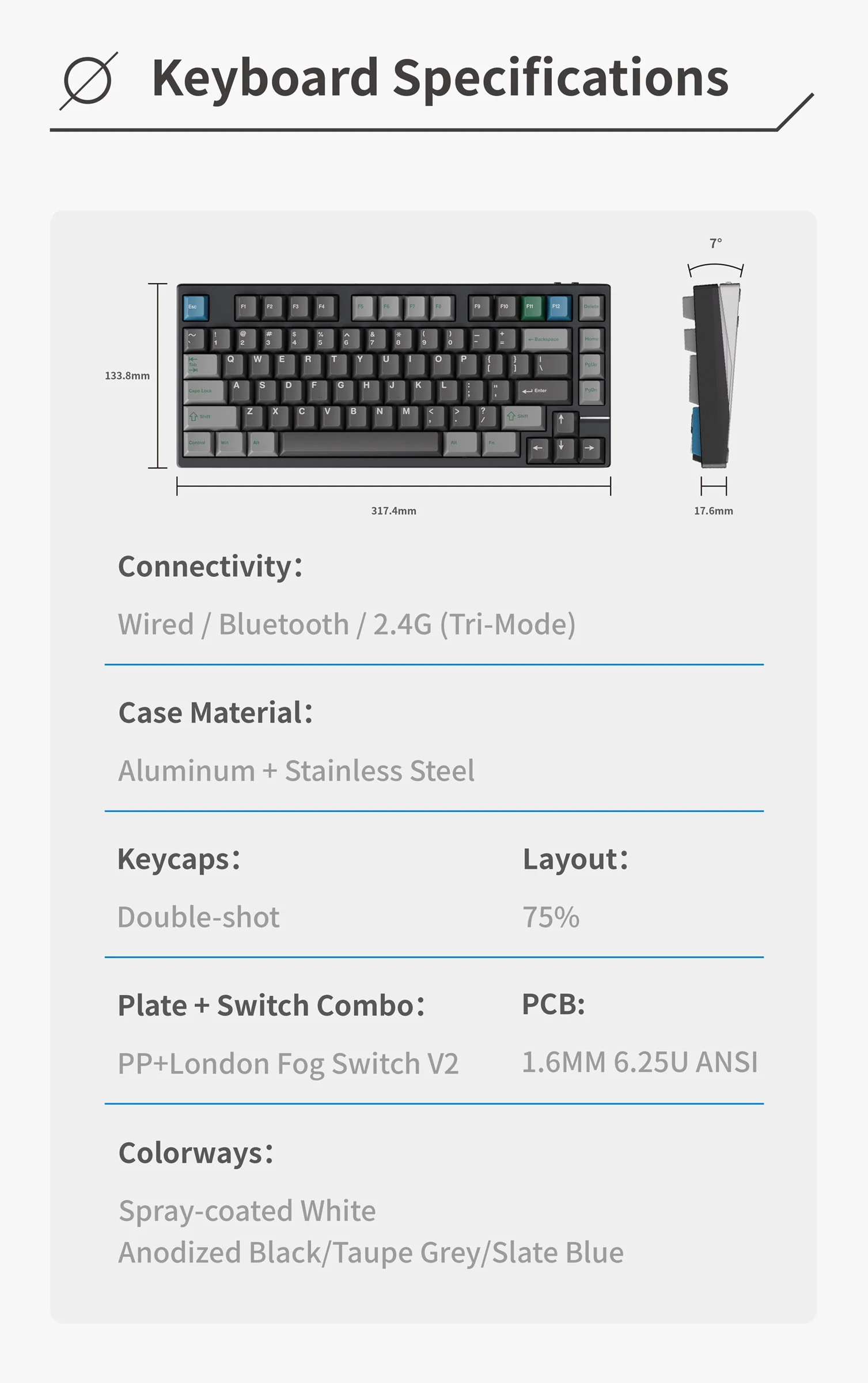 Neo75 75% Prebuilt Keyboard - Image 4