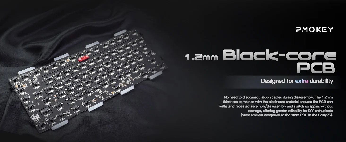 PMOKEY Wave 75 Pro Aluminum Wireless Keyboard - Image 7